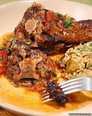 Barbecued oxtail
