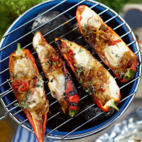 Barbecued pepper melts