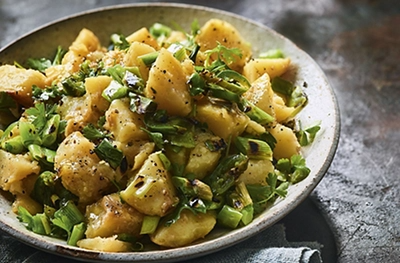 Barbecued potato salad