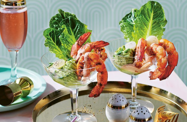 Barbecued prawn cocktail