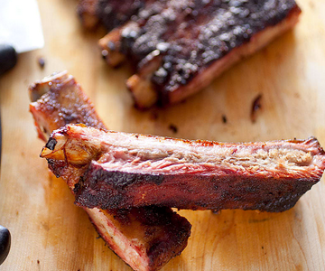 Barbecued ribs