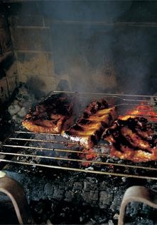 Barbecued spare ribs