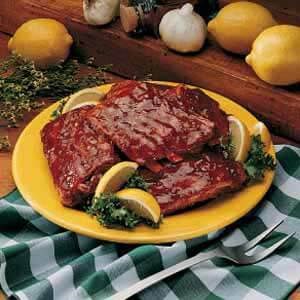 Barbecued spareribs 