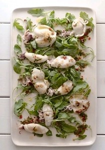 Barbecued squid