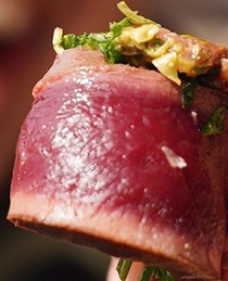 Barbecued wapiti heart