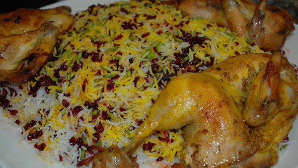 Barberry rice (Zereshk polow)