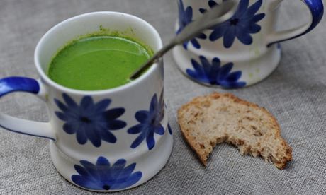 Barlauch or wild garlic soup
