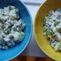 Barley and cress salad