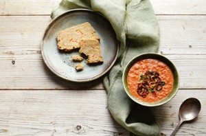 Barley and lentil loaf