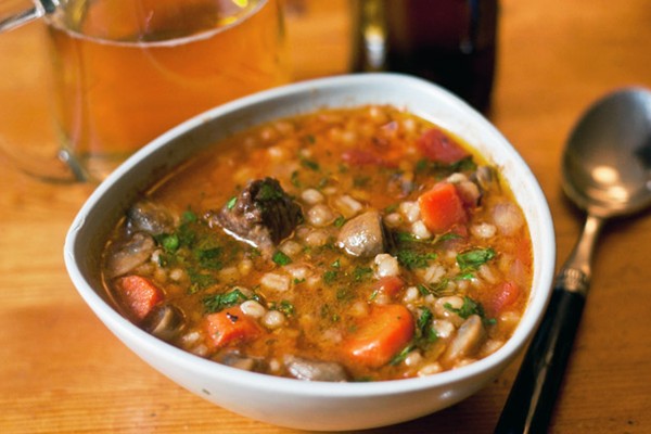 Barley beer beef soup