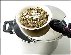 Barley risotto with mushrooms