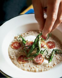 Barley soup with Scotch