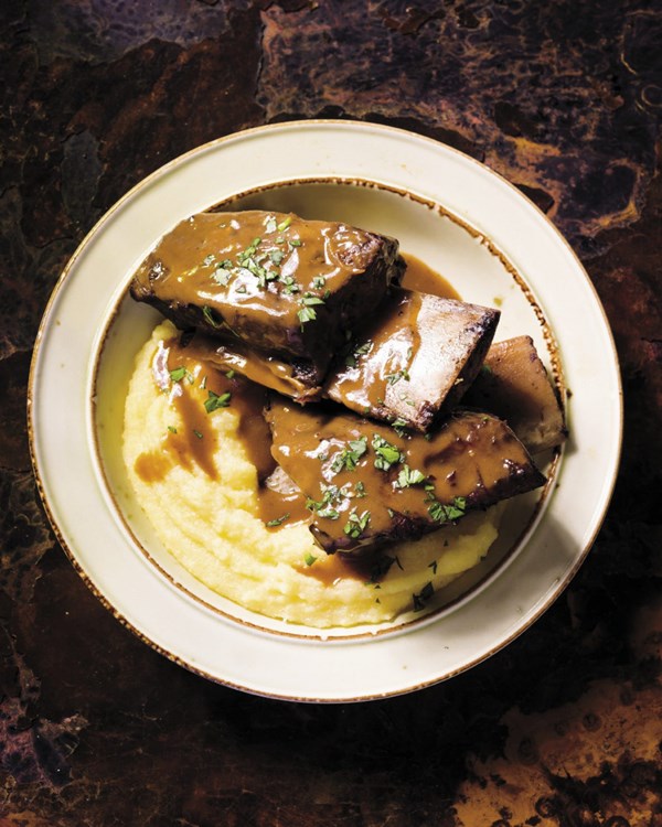 Barolo-braised beef short ribs