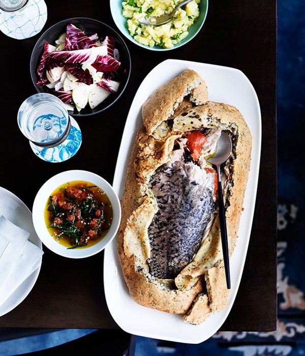 Barramundi en croûte