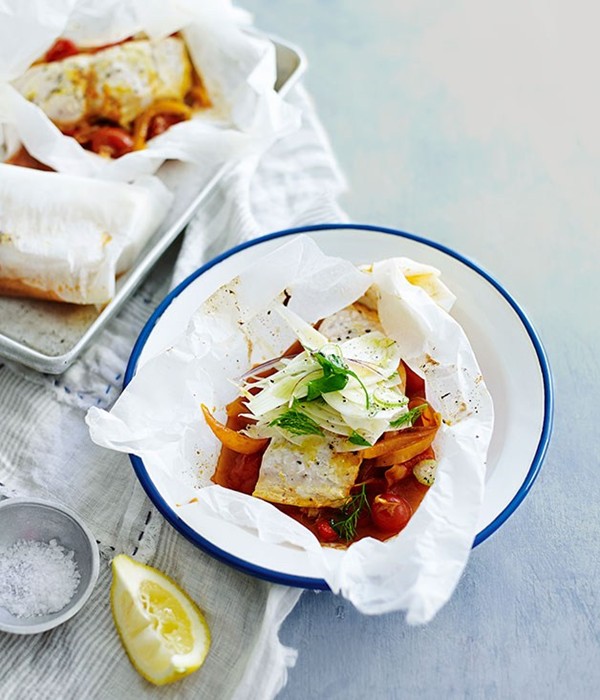 Barramundi en papillote