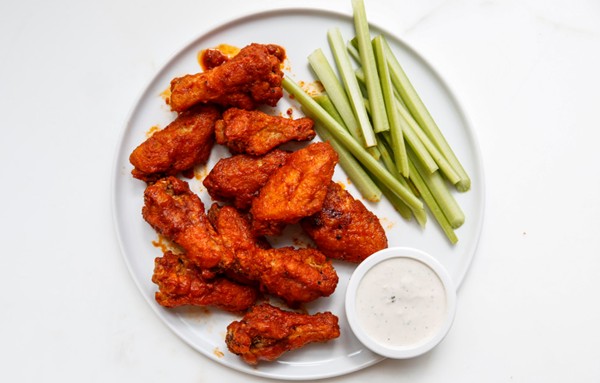 BA's best Buffalo wings (with blue cheese dressing)