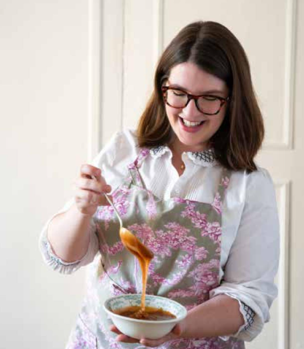 Base recipe: Molly’s favorite salted caramel sauce