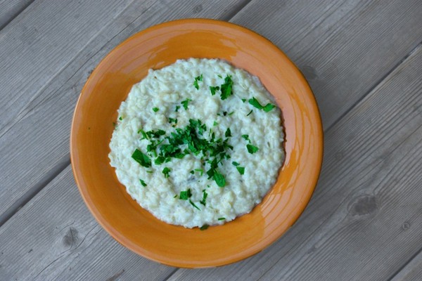 Basic almost no-stir risotto