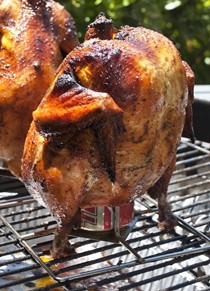 Basic beer-can chicken
