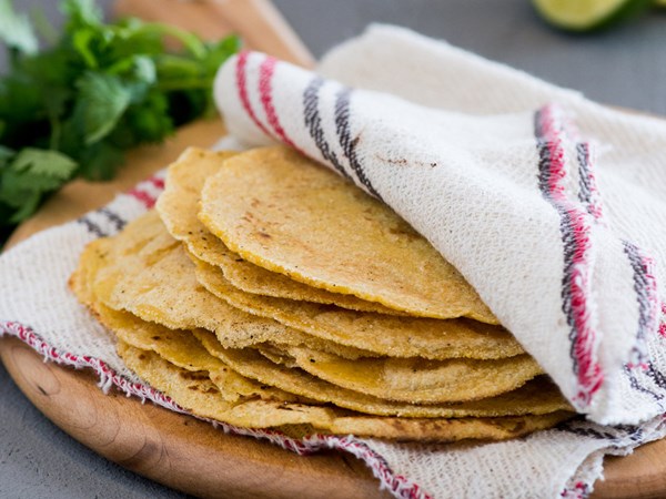 Basic homemade corn tortilla [Todd Porter and Diane Cu]
