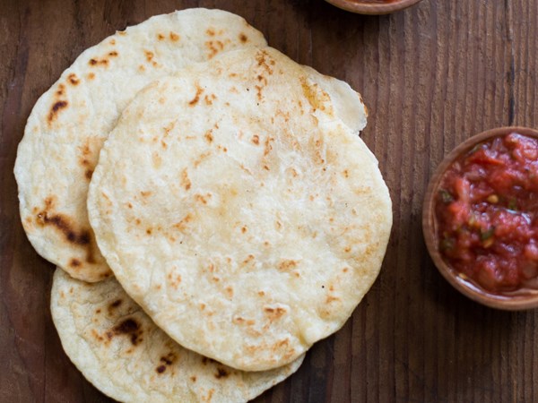 Basic homemade flour tortilla [Todd Porter and Diane Cu]