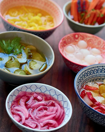Basic quick-pickled fruit