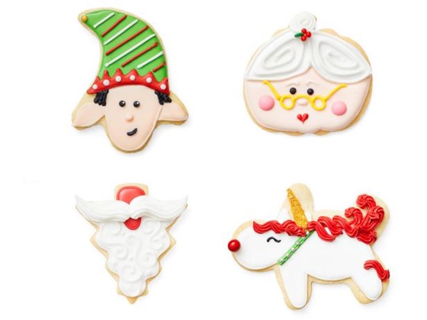 Basic sugar cookies with royal icing