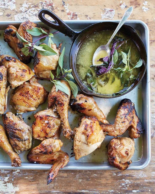 Basil-and-black-pepper-brined chicken