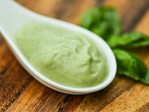 Basil and Parmesan mayonnaise