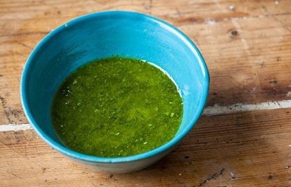 Basil and parsley pesto