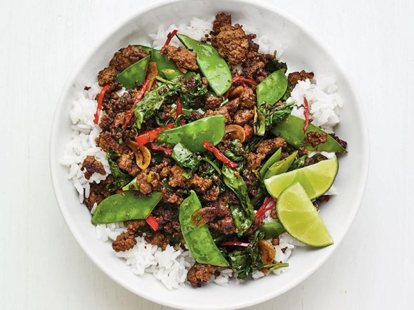 Basil beef stir-fry