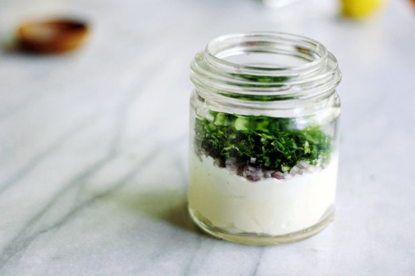 Basil buttermilk ranch dressing