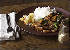 Basil chicken