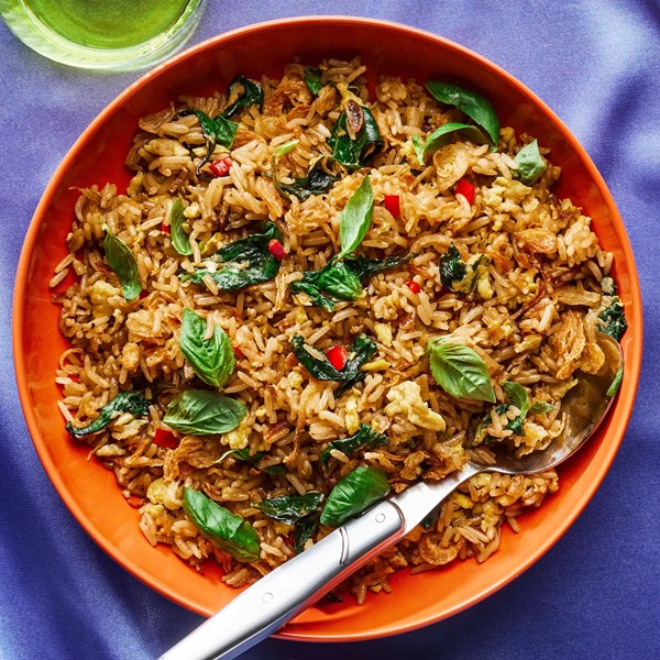 Basil fried rice 
