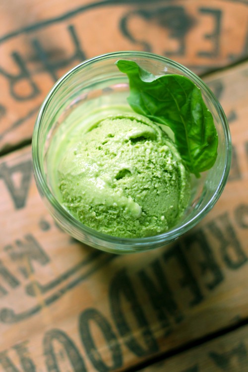 Basil gelato