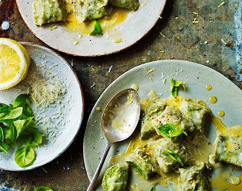 Basil gnudi