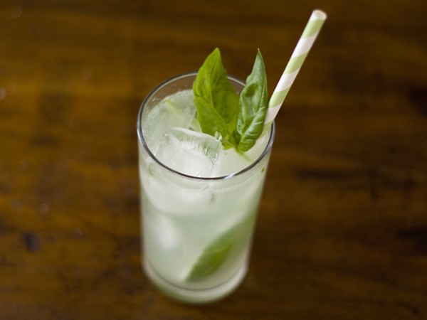 Basil lime cooler