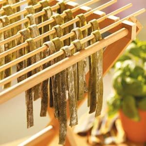 Basil noodles 