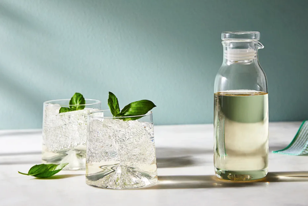 Basil simple syrup