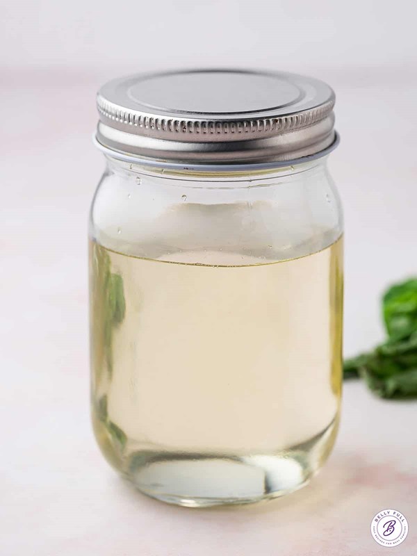 Basil simple syrup