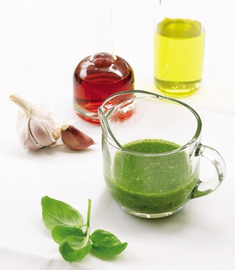 Basil vinaigrette