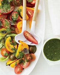 Basil vinaigrette