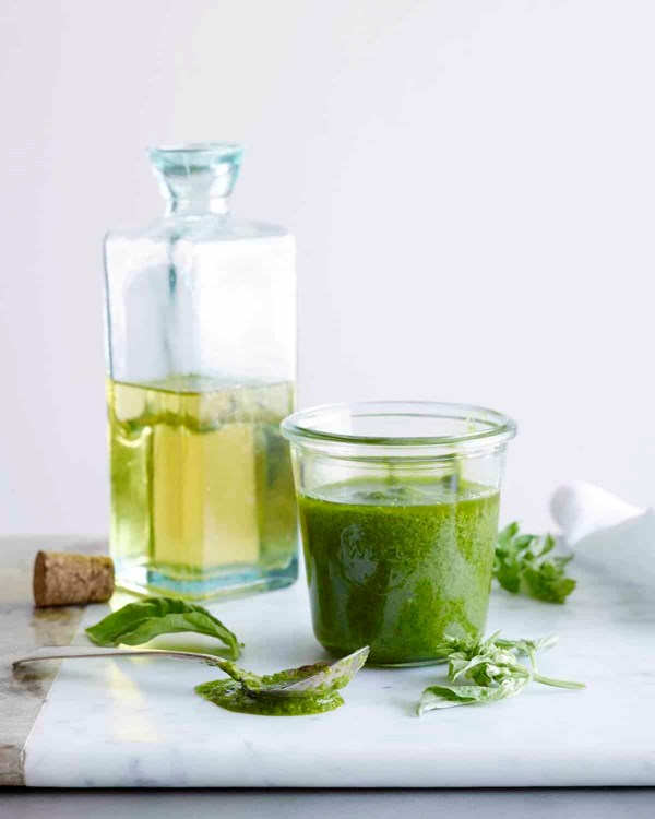 Basil vinaigrette