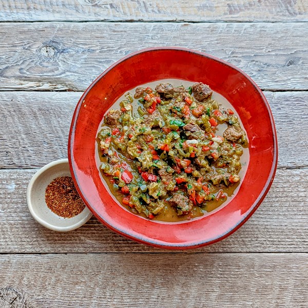 Basque beef & pepper braise (Axoa d’Espelette)