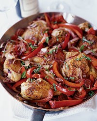 Basque chicken and chorizo sauté