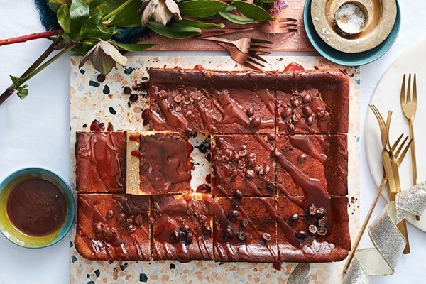 Basque coffee cheesecake with vanilla caramel