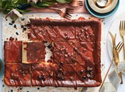 Basque coffee cheesecake with vanilla caramel