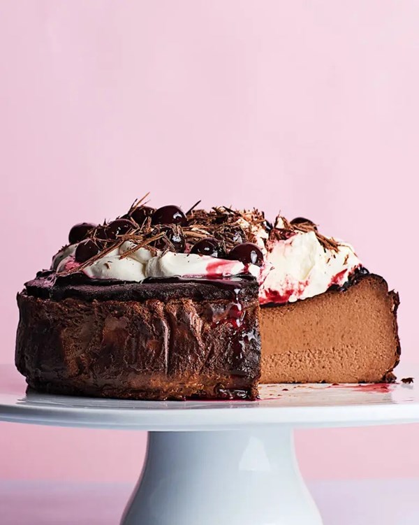 Basque Forest cheesecake