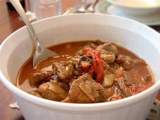 Basque lamb stew
