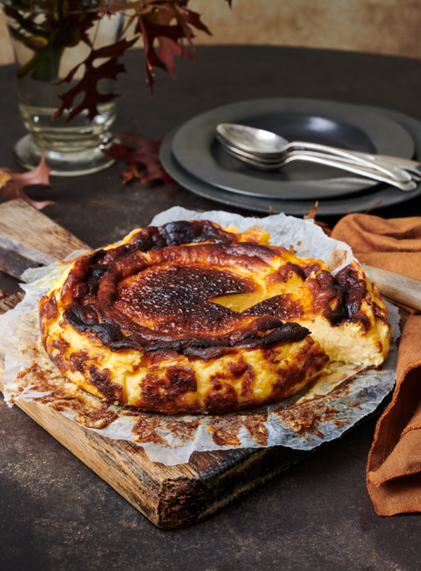 Basque lemon cheesecake
